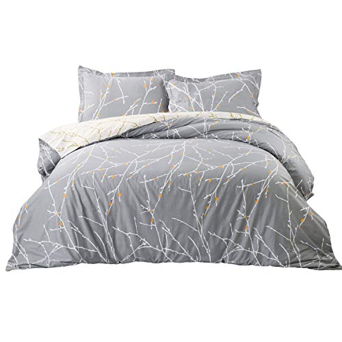 Bedsure Funda Nordica Cama 150/135 Microfibra - Funda Edredon para Cama 150x200 con 2 Fundas de Almohada 40x75cm, 3 Piezas, Muy Suave