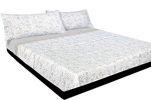 Montse Interiors Juego de sábanas Estampado Piratas (Caribe, para Cama de 90x190/200)