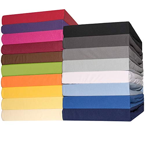 CelinaTex Lucina Sábanas Ajustables algodón 90x200-100x200 cm Verde