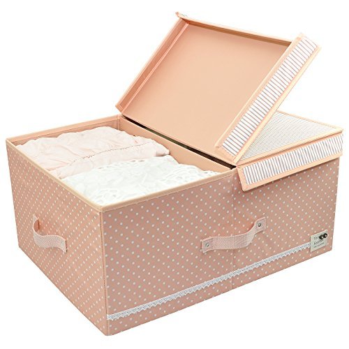 Caja de almacenamiento plegable debajo de la cama para guardarropas, separadores extraíbles con velcro, 60L, Menta verde