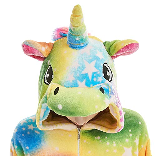 dressfan Onesie Franela Onesie Adulto Unisex Múltiples Estilos Pijamas（Ciervo Zorro león）
