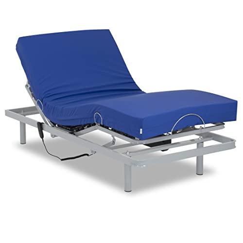 Gerialife® Cama articulada con colchón Sanitario HR Impermeable (105x190)