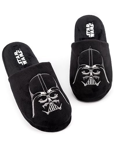 Star Wars Zapatillas de Hombre Darth Vader Dark Side Polyester House Shoes