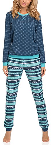 Cornette Pijama Conjunto Camiseta y Pantalones Mujer 671 2016...