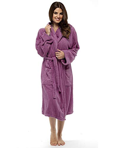 CityComfort Señoras Robe Luxury Terry Toweling algodón Albornoz Mujeres