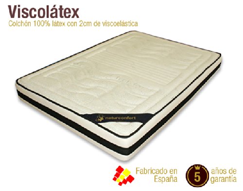 Naturconfort Colchón Viscolátex. Disponible EN Todas Las Medidas (150 x 190 cm)