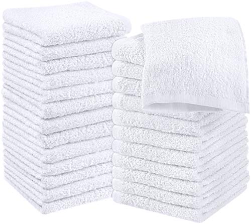 Utopia Towels - 24 Toallas para la Cara de algodón, Paños de algodón (30 x 30...
